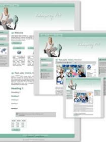 Keeping Fit Themed WordPress, Blogger and HTML Templates 3