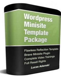 WordPress Minisite Template Package