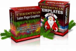 Christmas Sales Page Graphics & Templates