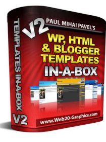 WP, HTML And Blogger Templates In-A-Box V2